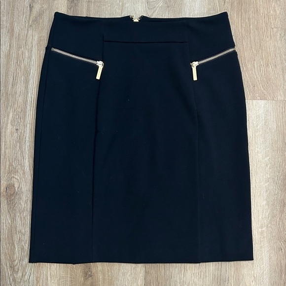 Michael Kors Dresses & Skirts - Michael Kors Black Skirt with Gold Zipper